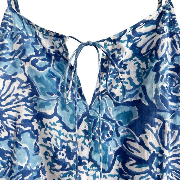 NEW Jude Connally Anita Watercolor Floral Cotton Maxi Sundress XL - Picture 5 of 9